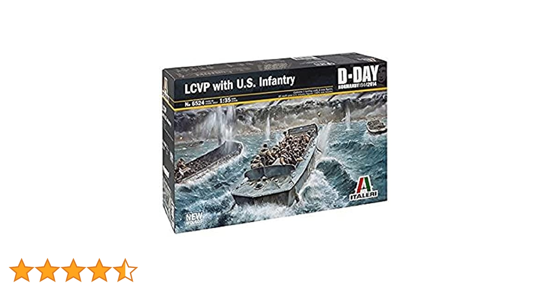 イタレリ 1/35 上陸用船艇 LCVP 中型トラック IV号駆逐戦車 3個 イタレリ[IT6524] 1/35 上陸用舟艇 LCVP (フィギュア28体付き